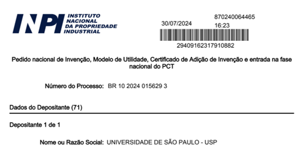 Depósito de Patente Kit SOHMA